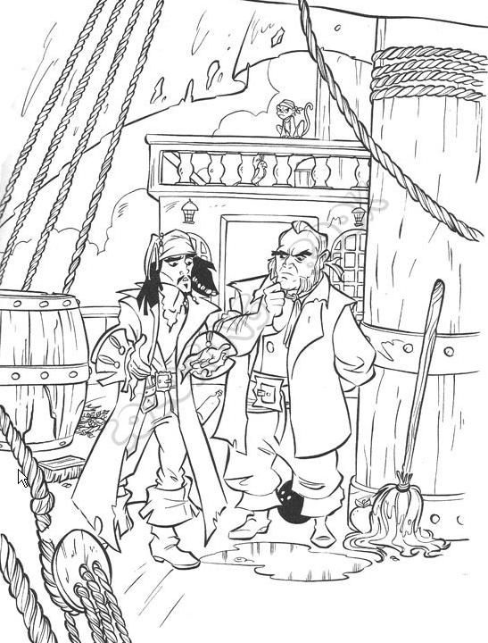 着色页: 海盗 (人物) #105183 - 免费可打印着色页