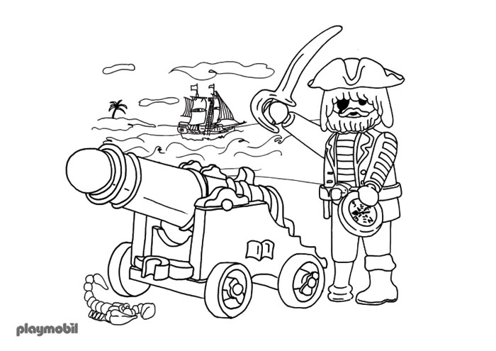 着色页: 海盗 (人物) #105303 - 免费可打印着色页