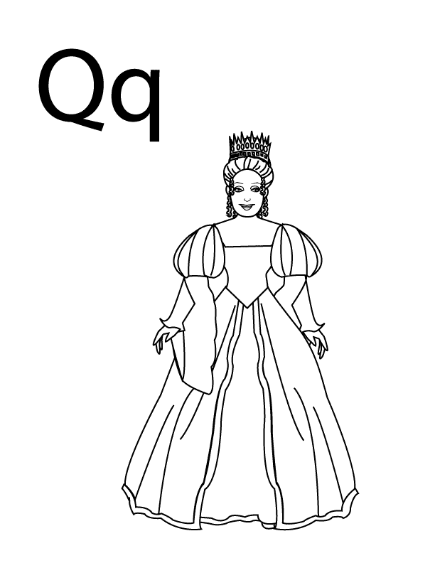 着色页: 女王 (人物) #106250 - 免费可打印着色页