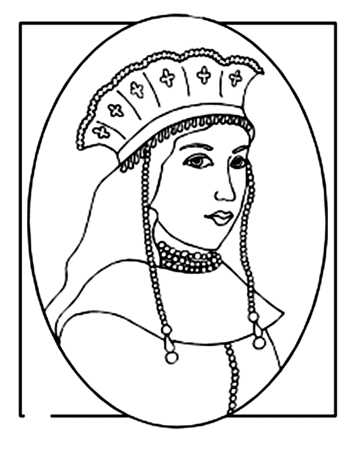 着色页: 女王 (人物) #106283 - 免费可打印着色页