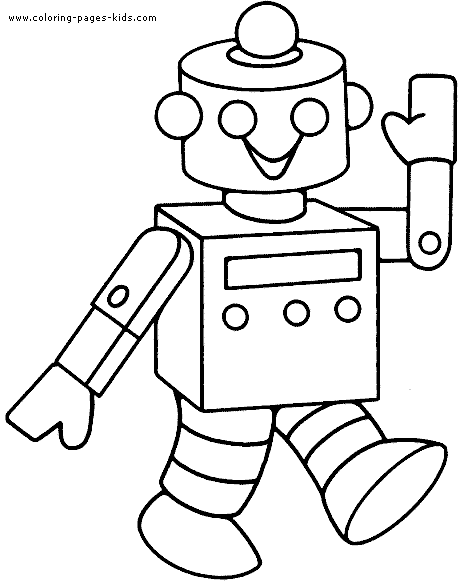 着色页: 机器人 (人物) #106564 - 免费可打印着色页