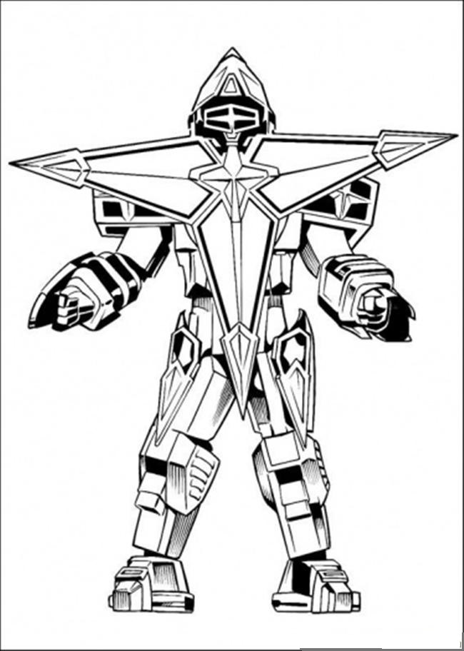 着色页: 机器人 (人物) #106567 - 免费可打印着色页