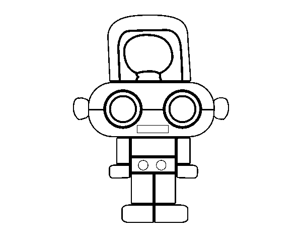 着色页: 机器人 (人物) #106714 - 免费可打印着色页