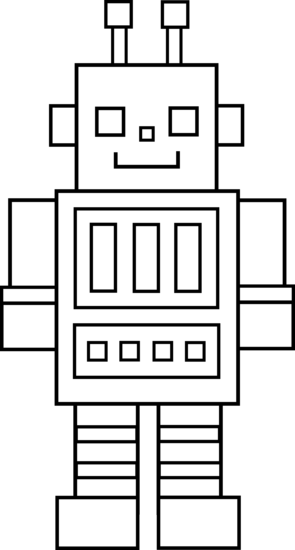 着色页: 机器人 (人物) #106763 - 免费可打印着色页