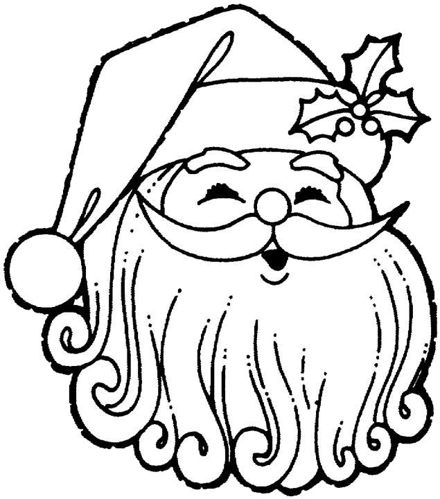 着色页: 圣诞老人 (人物) #104677 - 免费可打印着色页