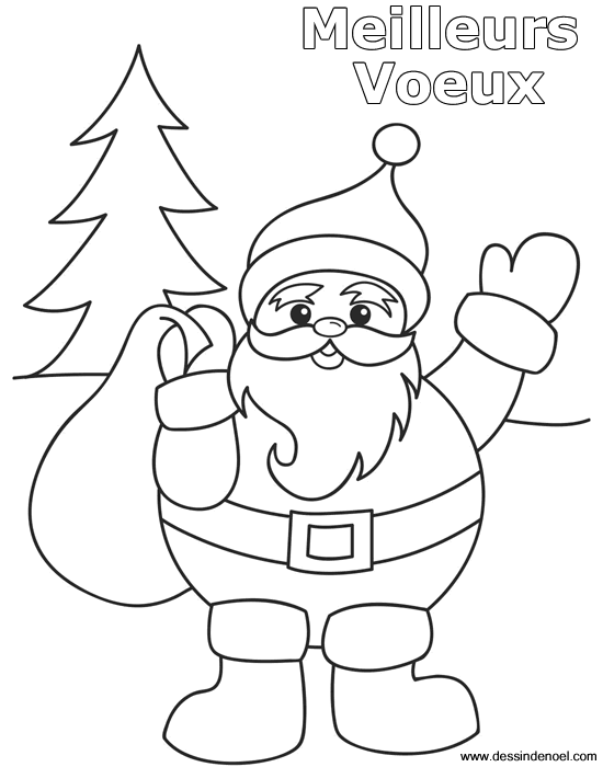 着色页: 圣诞老人 (人物) #104695 - 免费可打印着色页