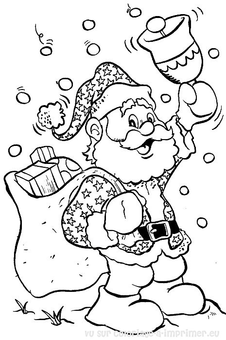着色页: 圣诞老人 (人物) #104719 - 免费可打印着色页