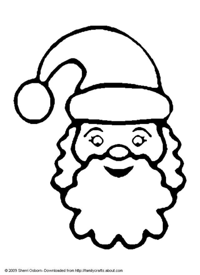 着色页: 圣诞老人 (人物) #104737 - 免费可打印着色页