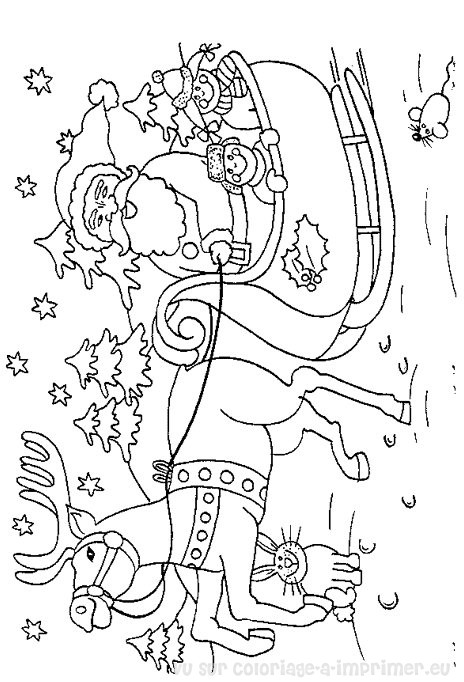 着色页: 圣诞老人 (人物) #104762 - 免费可打印着色页