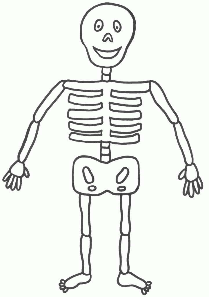 着色页: 骨骼 (人物) #147411 - 免费可打印着色页