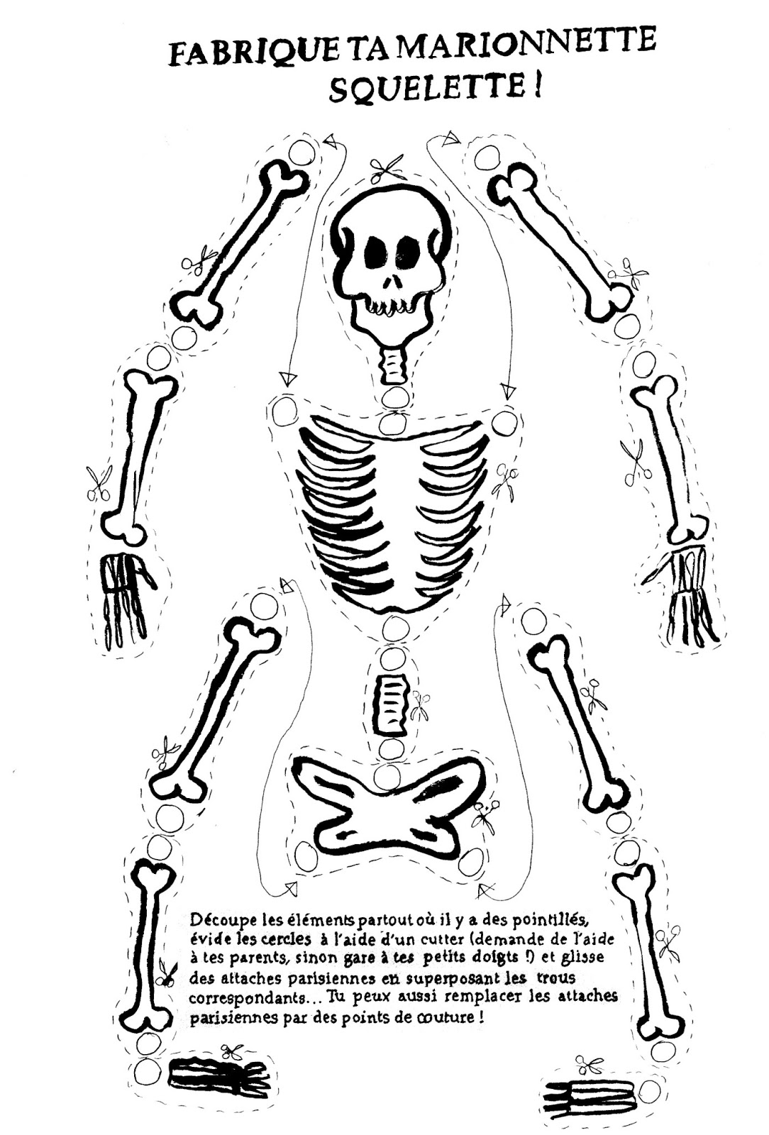 着色页: 骨骼 (人物) #147442 - 免费可打印着色页