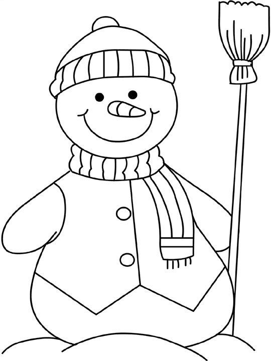 着色页: 雪人 (人物) #89168 - 免费可打印着色页