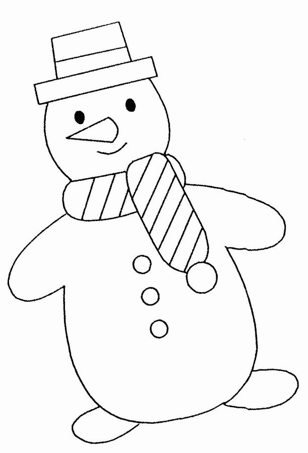 着色页: 雪人 (人物) #89174 - 免费可打印着色页
