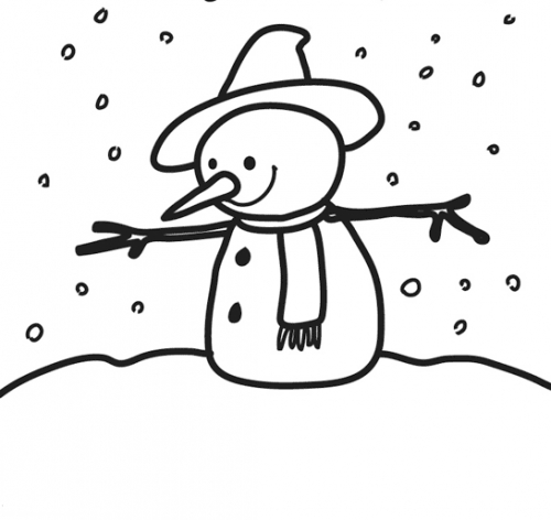 着色页: 雪人 (人物) #89175 - 免费可打印着色页