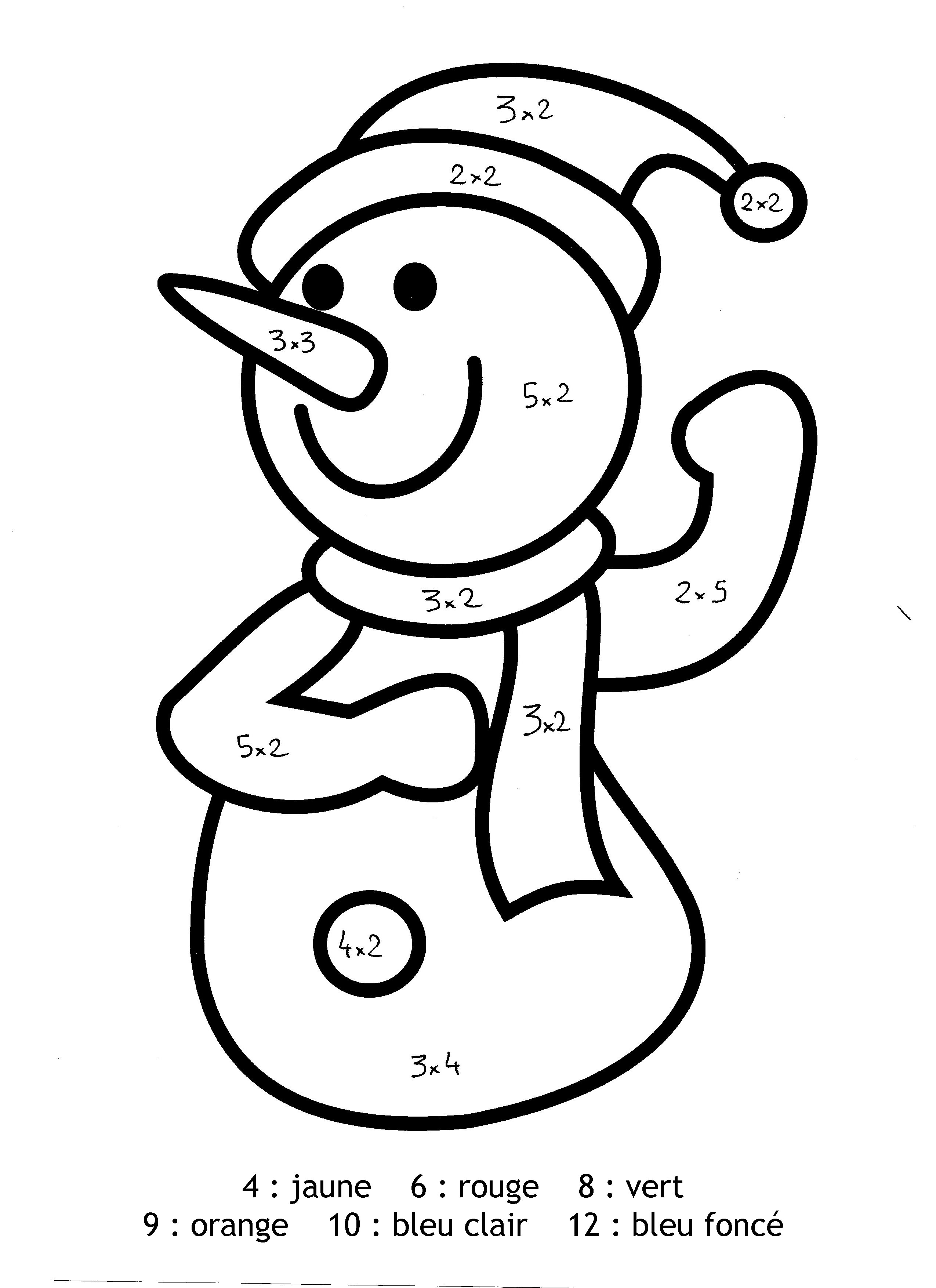 着色页: 雪人 (人物) #89187 - 免费可打印着色页