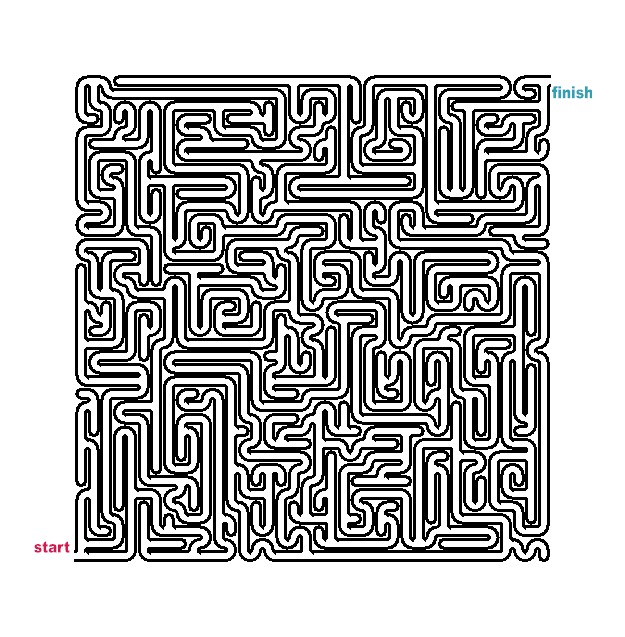 着色页: 迷宫 (教育的) #126592 - 免费可打印着色页