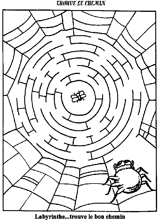 着色页: 迷宫 (教育的) #126616 - 免费可打印着色页