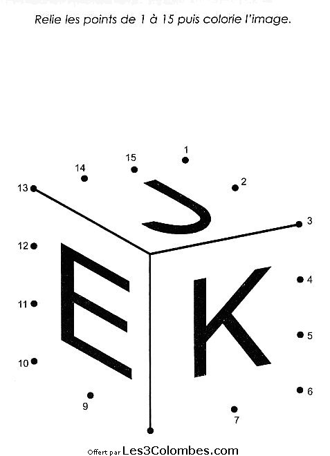 着色页: 点对点着色 (教育的) #125980 - 免费可打印着色页