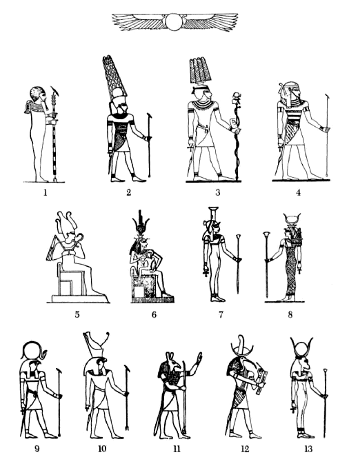 着色页: 埃及神话 (众神与女神) #111159 - 免费可打印着色页
