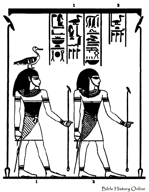 着色页: 埃及神话 (众神与女神) #111235 - 免费可打印着色页