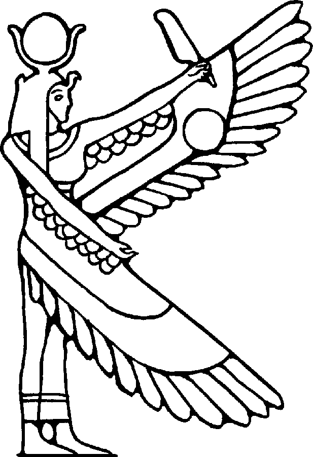 着色页: 埃及神话 (众神与女神) #111249 - 免费可打印着色页