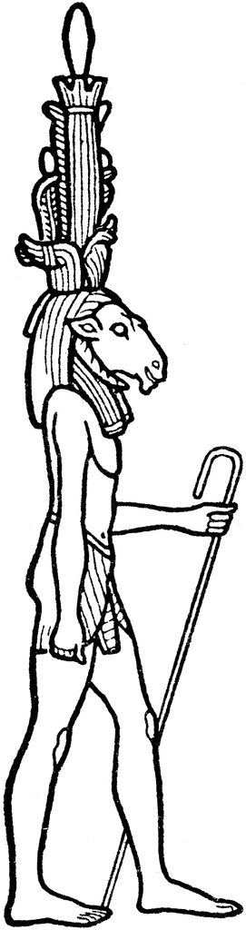 着色页: 埃及神话 (众神与女神) #111267 - 免费可打印着色页