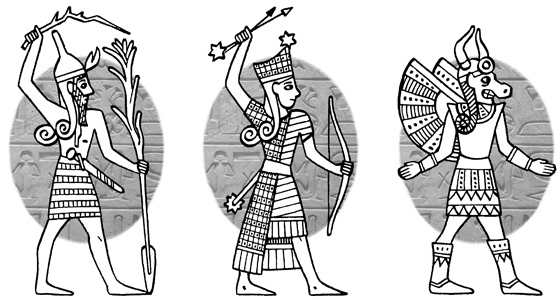 着色页: 埃及神话 (众神与女神) #111285 - 免费可打印着色页