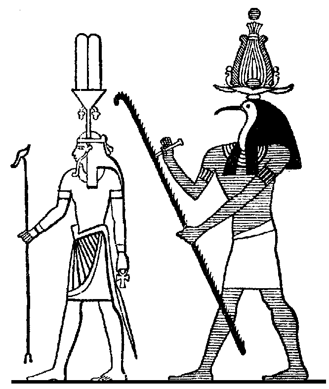着色页: 埃及神话 (众神与女神) #111294 - 免费可打印着色页