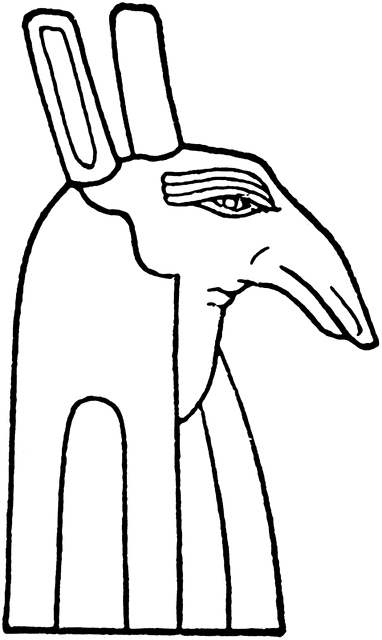 着色页: 埃及神话 (众神与女神) #111299 - 免费可打印着色页