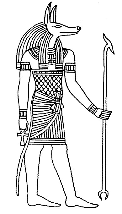 着色页: 埃及神话 (众神与女神) #111329 - 免费可打印着色页