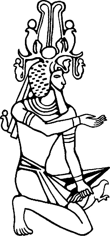 着色页: 埃及神话 (众神与女神) #111332 - 免费可打印着色页