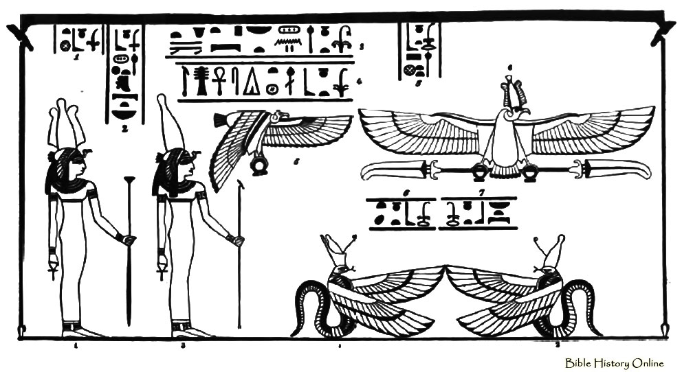 着色页: 埃及神话 (众神与女神) #111335 - 免费可打印着色页