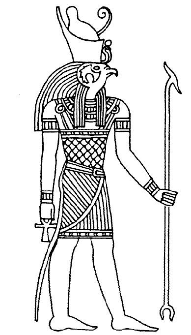 着色页: 埃及神话 (众神与女神) #111375 - 免费可打印着色页