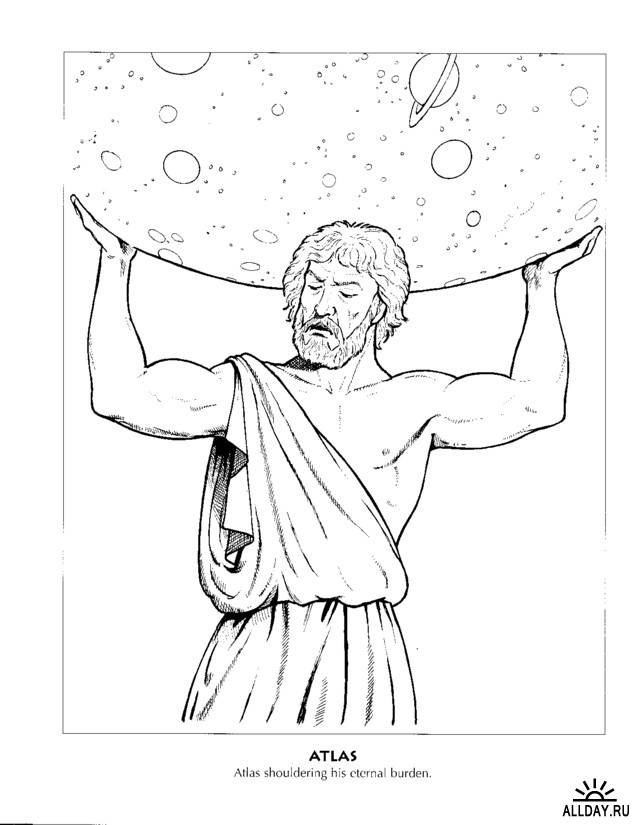 着色页: 希腊神话 (众神与女神) #109639 - 免费可打印着色页