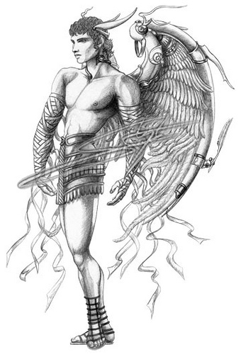 着色页: 希腊神话 (众神与女神) #109646 - 免费可打印着色页