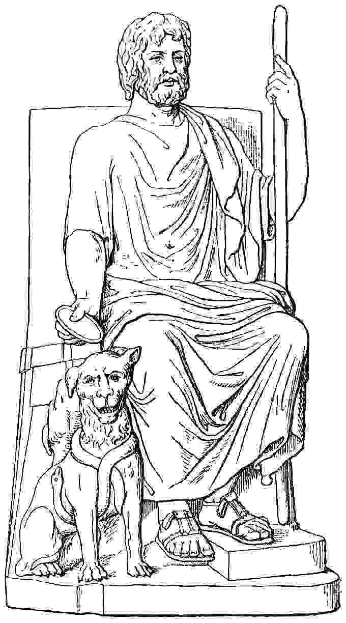 着色页: 希腊神话 (众神与女神) #109763 - 免费可打印着色页