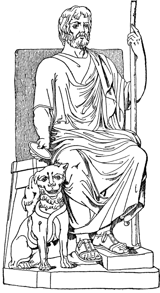着色页: 希腊神话 (众神与女神) #109893 - 免费可打印着色页