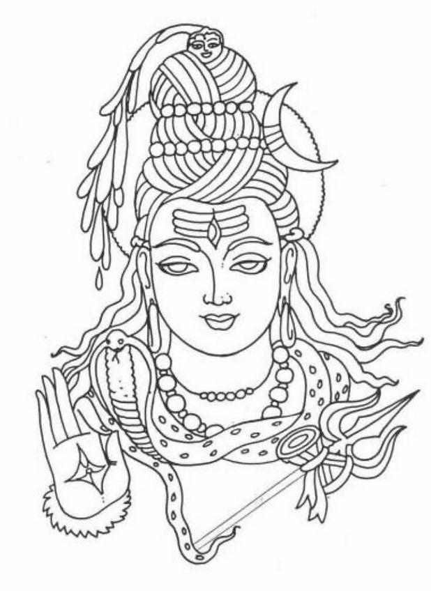 着色页: 印度神话 (众神与女神) #109217 - 免费可打印着色页