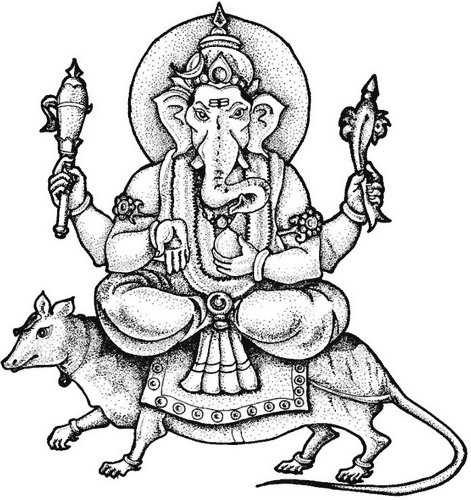 着色页: 印度神话 (众神与女神) #109249 - 免费可打印着色页