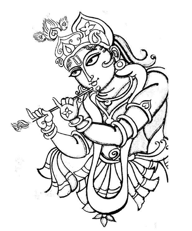 着色页: 印度神话 (众神与女神) #109257 - 免费可打印着色页
