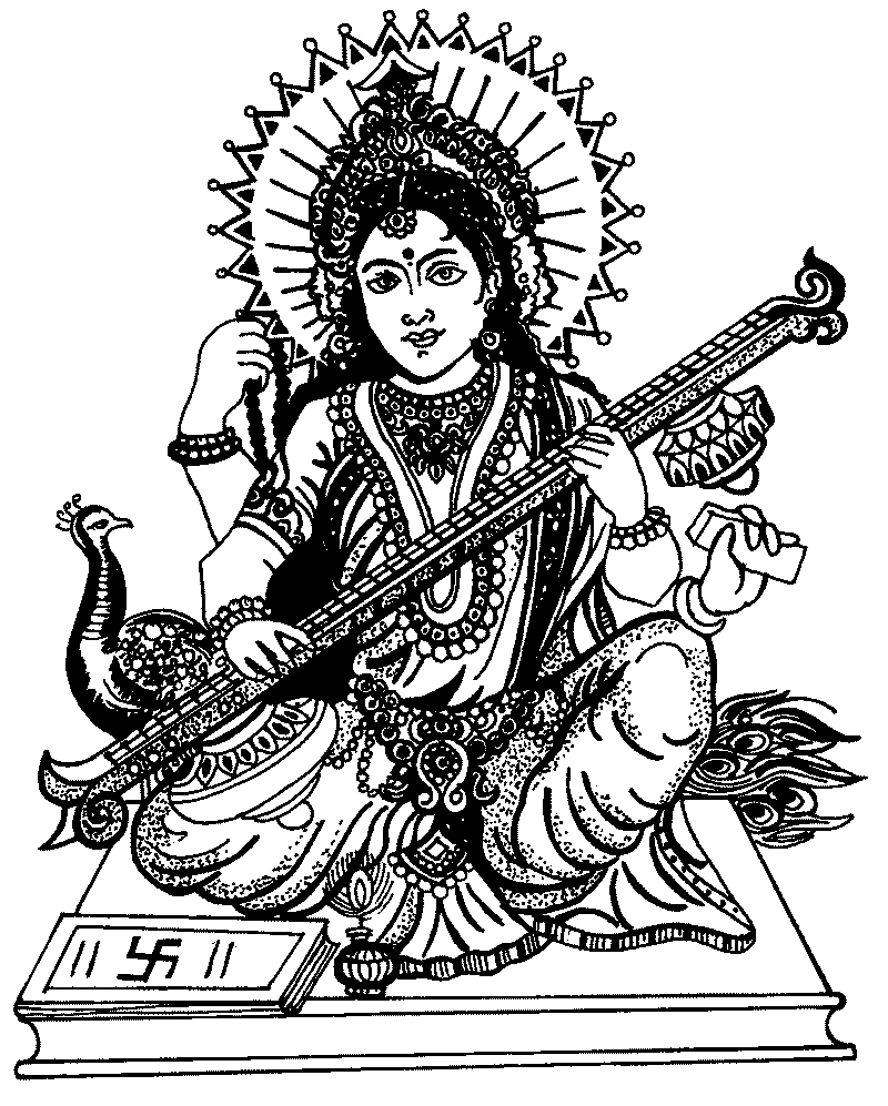 着色页: 印度神话 (众神与女神) #109289 - 免费可打印着色页