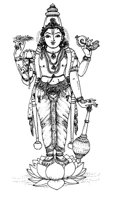 着色页: 印度神话 (众神与女神) #109308 - 免费可打印着色页