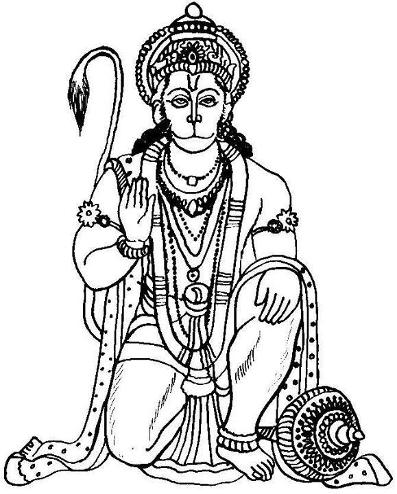 着色页: 印度神话 (众神与女神) #109355 - 免费可打印着色页
