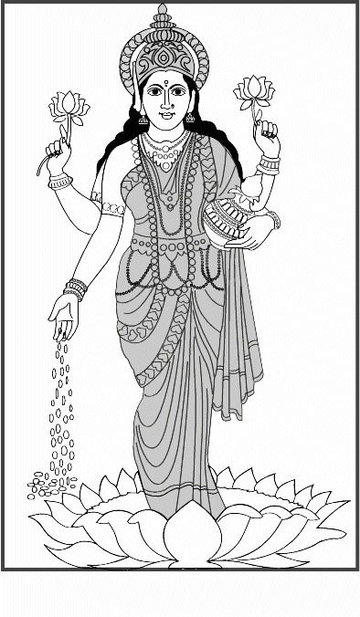 着色页: 印度神话 (众神与女神) #109373 - 免费可打印着色页