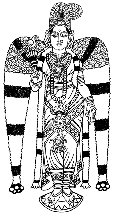 着色页: 印度神话 (众神与女神) #109475 - 免费可打印着色页