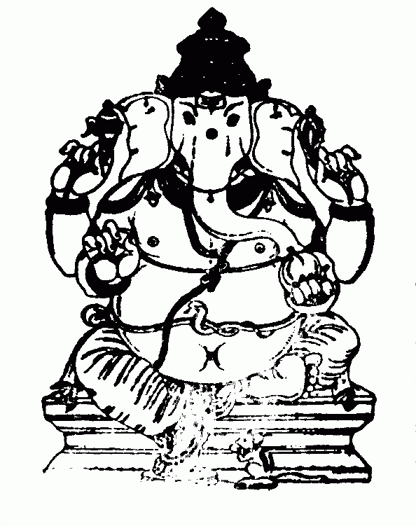 着色页: 印度神话 (众神与女神) #109493 - 免费可打印着色页
