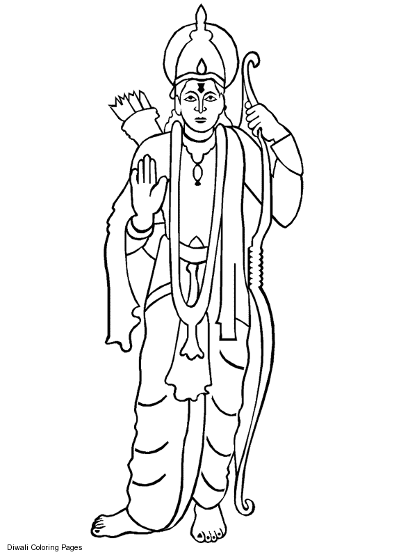 着色页: 印度神话 (众神与女神) #109495 - 免费可打印着色页
