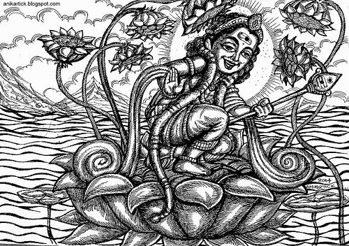 着色页: 印度神话 (众神与女神) #109497 - 免费可打印着色页