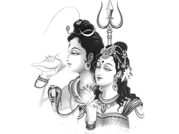 着色页: 印度神话 (众神与女神) #109504 - 免费可打印着色页