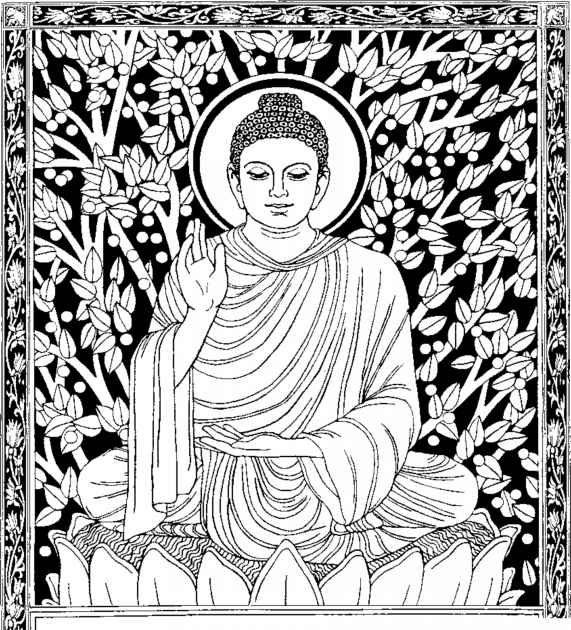 着色页: 印度神话：佛 (众神与女神) #89504 - 免费可打印着色页